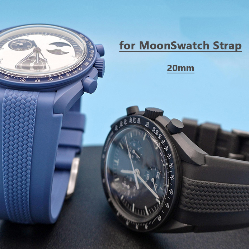 Curved Spring Bar - Kautschukarmband für Swatch X Omega MoonSwatch