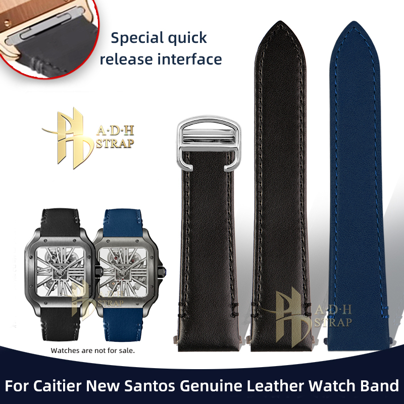 Cartier Watch Tank - Für das neue Cartier Santos Rindsleder-Wathband