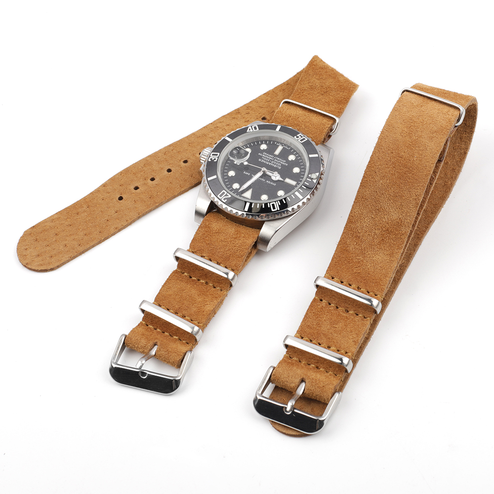 Weiches Retro-Wildleder-Echtle – Suede Strap Watch Bewertung und Preis