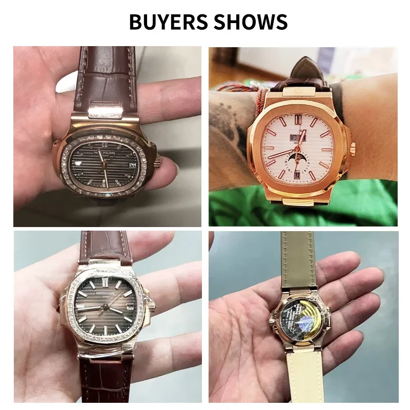 Hochwertiges Rindsleder armban – Patek Philippe Watch Nautilus Bewertung und Preis